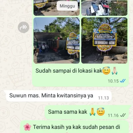 Pengiriman Papan Bunga Duka Tangkisan Bayan