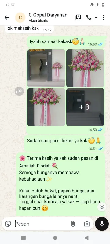 Pengiriman Karangan Bunga Tangkisan Bayan